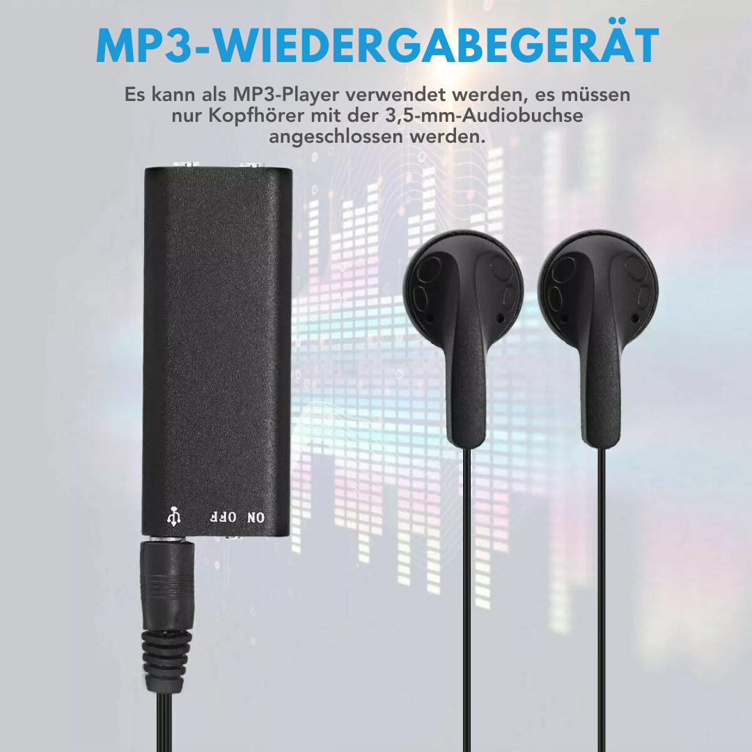 SoundSpy™ | Spionage-Sprachrekorder