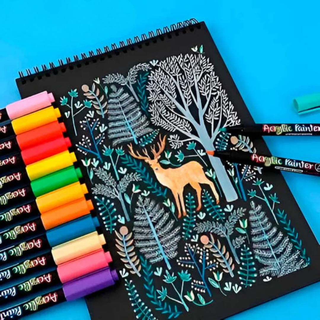 ColorMatic ™ - 12-teiliges Acrylmarker-Set