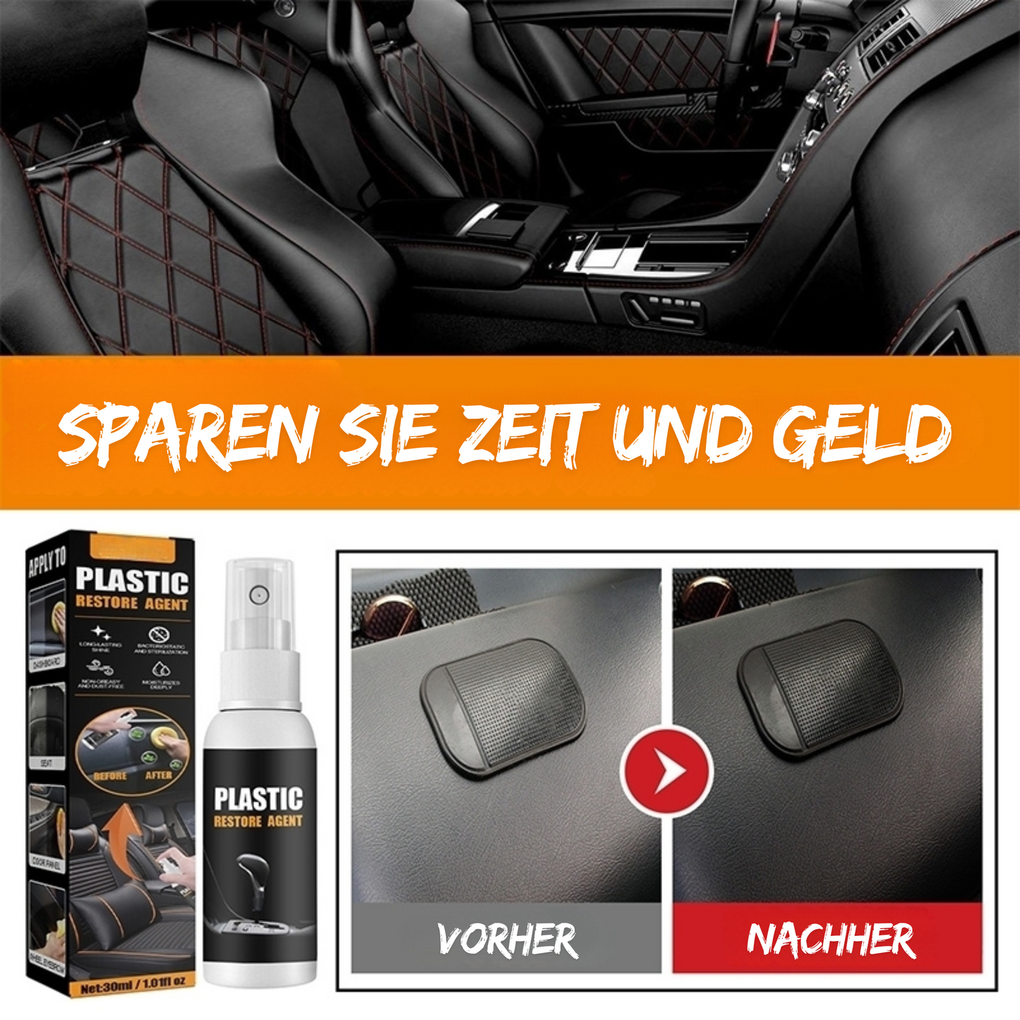 PlasticShine™ - Kunststoff- und Lederrestaurator