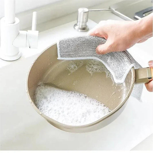 BrightWipe™ - Magisches Draht-Reinigungstuch (10er-Pack)