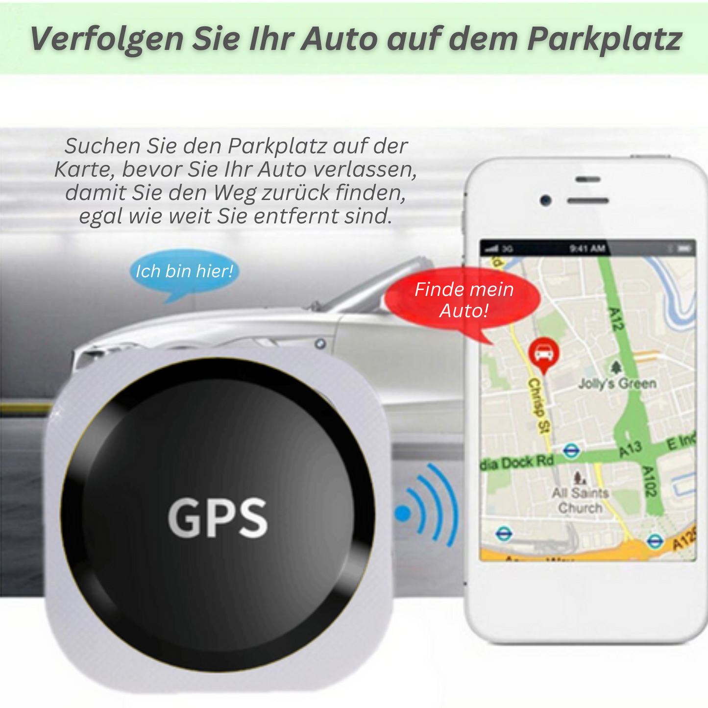 TrackMate™ I Mini-GPS-Ortungsgerät