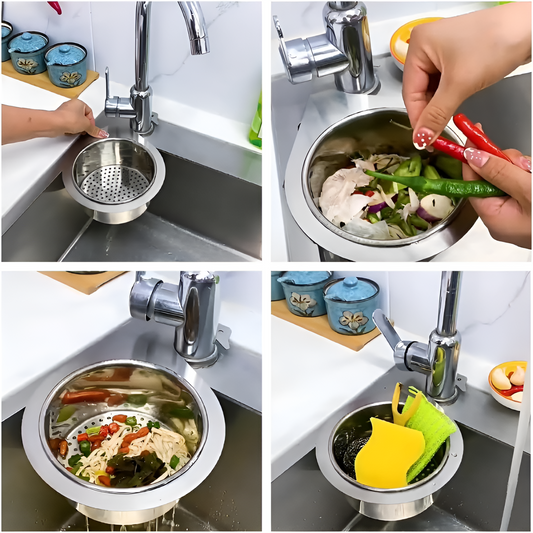 CleanNest™ - Schwanenförmiger Siebkorb
