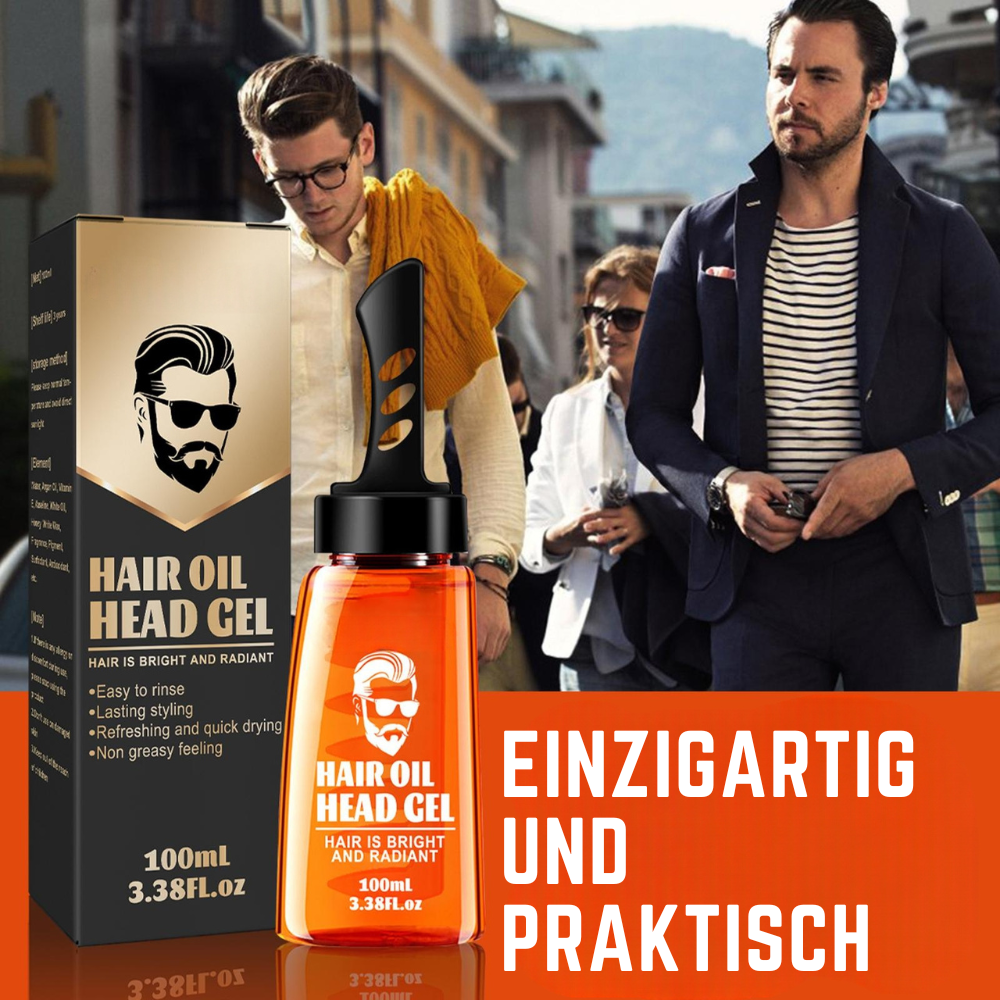 StyleCraft ™ - 2-in-1 Haargel mit Kamm